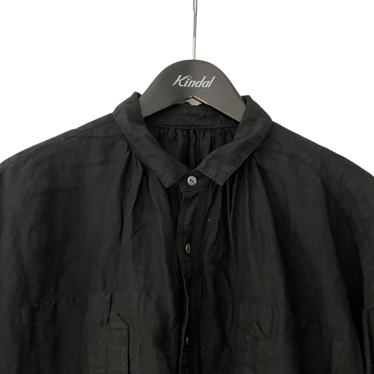 nest Robe リトアニアリネン スモックワンピースシャツワンピース01214-1167 古着・中古-3枚目のアイテム画像
