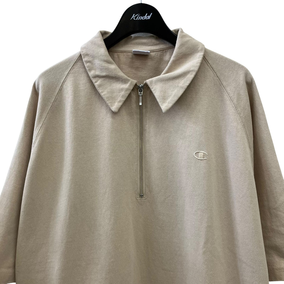 Champion フレームワーク別注 JERSEY HALF ZIP TEE半袖カットソーCWSD405 古着・中古-3枚目のアイテム画像