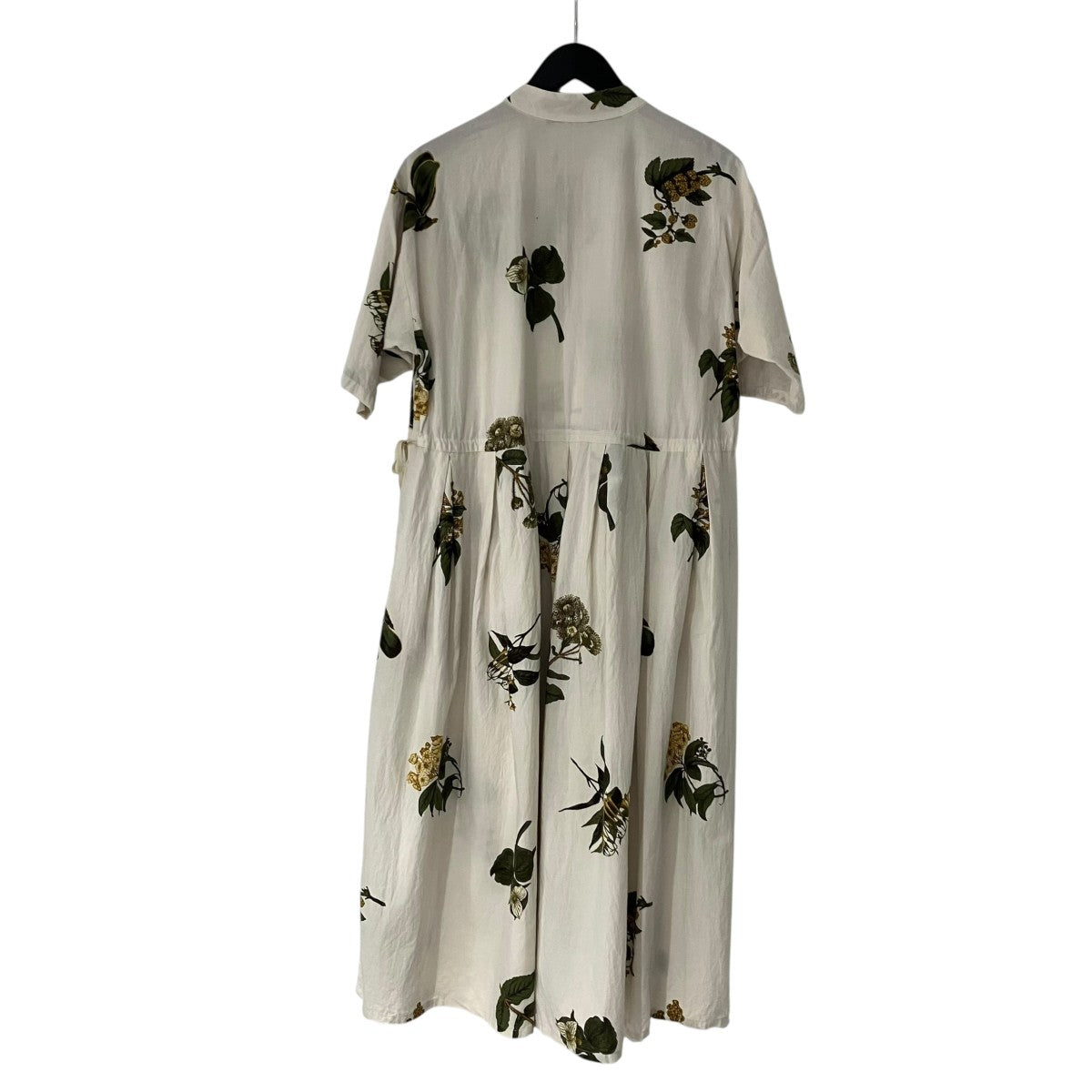 pas de calais SUMMER PLEATS 夏の植物ワンピース4457-0530 古着・中古-2枚目のアイテム画像
