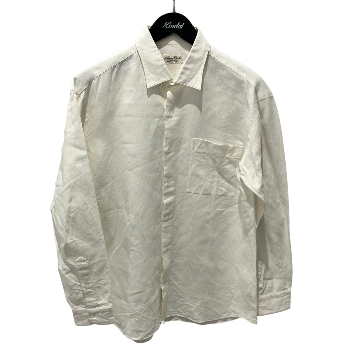Salvatore Piccolo×POSTELEGANT Regular Collar Front Pocket Shirt長袖シャツ0362 古着・中古-1枚目のアイテム画像