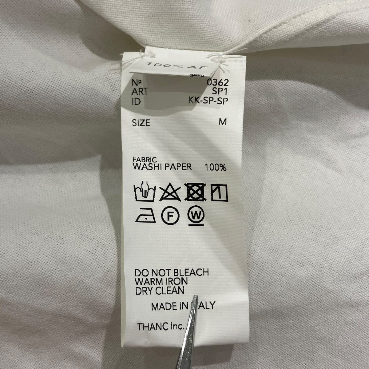 Salvatore Piccolo×POSTELEGANT Regular Collar Front Pocket Shirt長袖シャツ0362 古着・中古-6枚目のアイテム画像