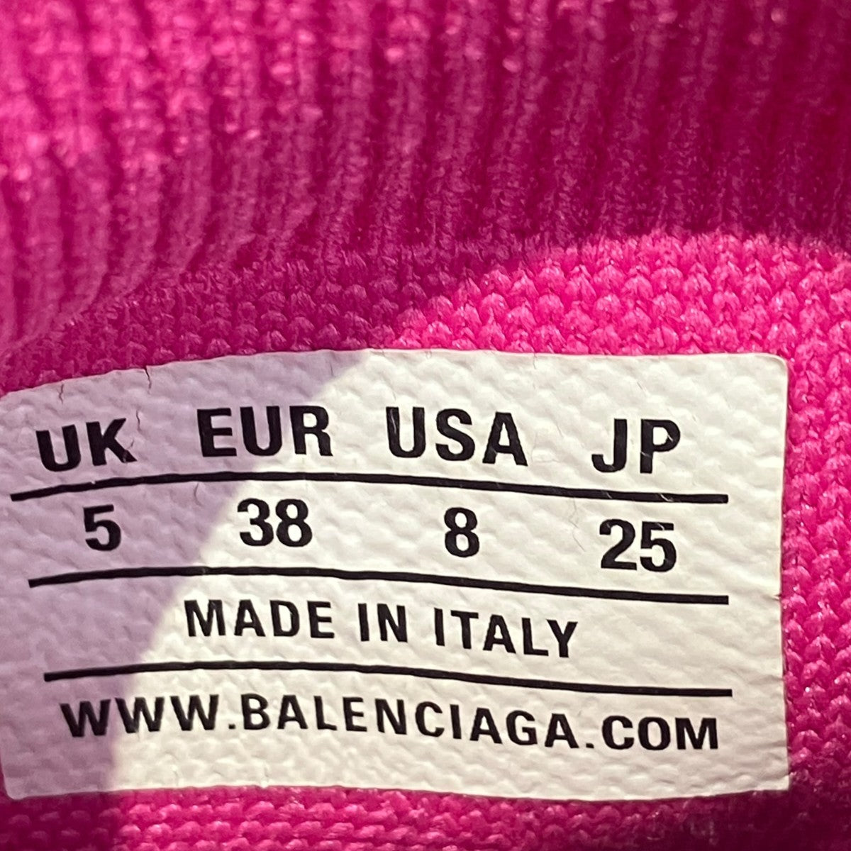 BALENCIAGA SPEED ソックススニーカーハイカットスニーカー 古着・中古-7枚目のアイテム画像