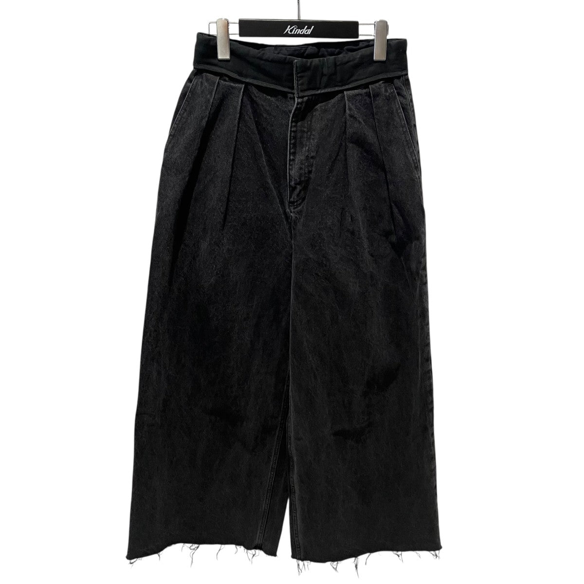 CITYSHOP 24-030-042-5002-3-0 カットオフワイドデニムパンツ 古着・中古-1枚目のアイテム画像