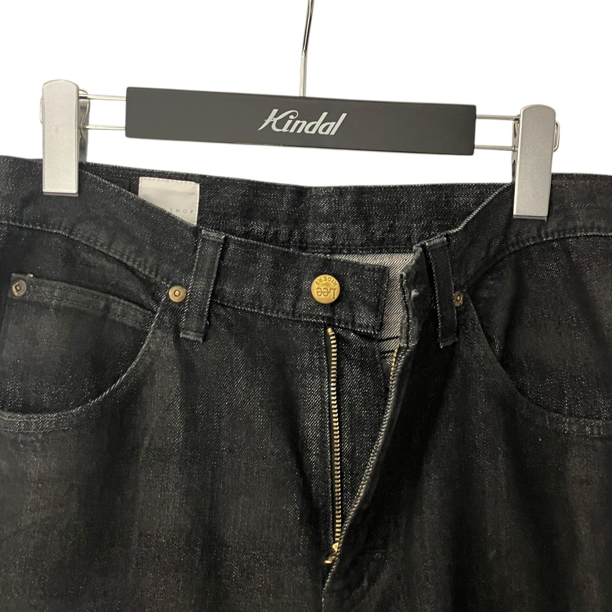 LEE ROLL UP DENIM LB9340ブラックデニム 古着・中古-3枚目のアイテム画像