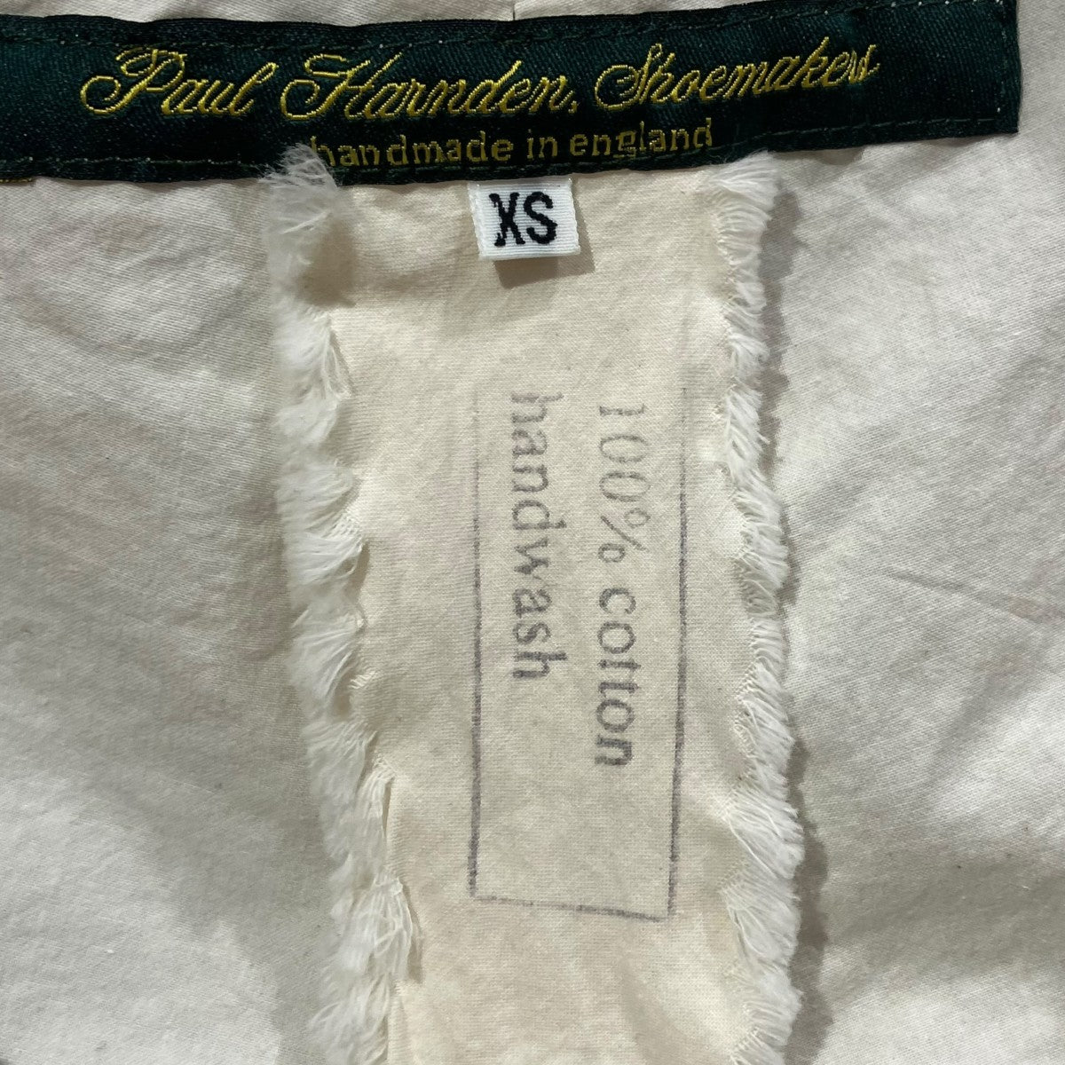 Paul Harnden Mens Belt Jean コットンヘリンボーンパンツ 古着・中古-6枚目のアイテム画像
