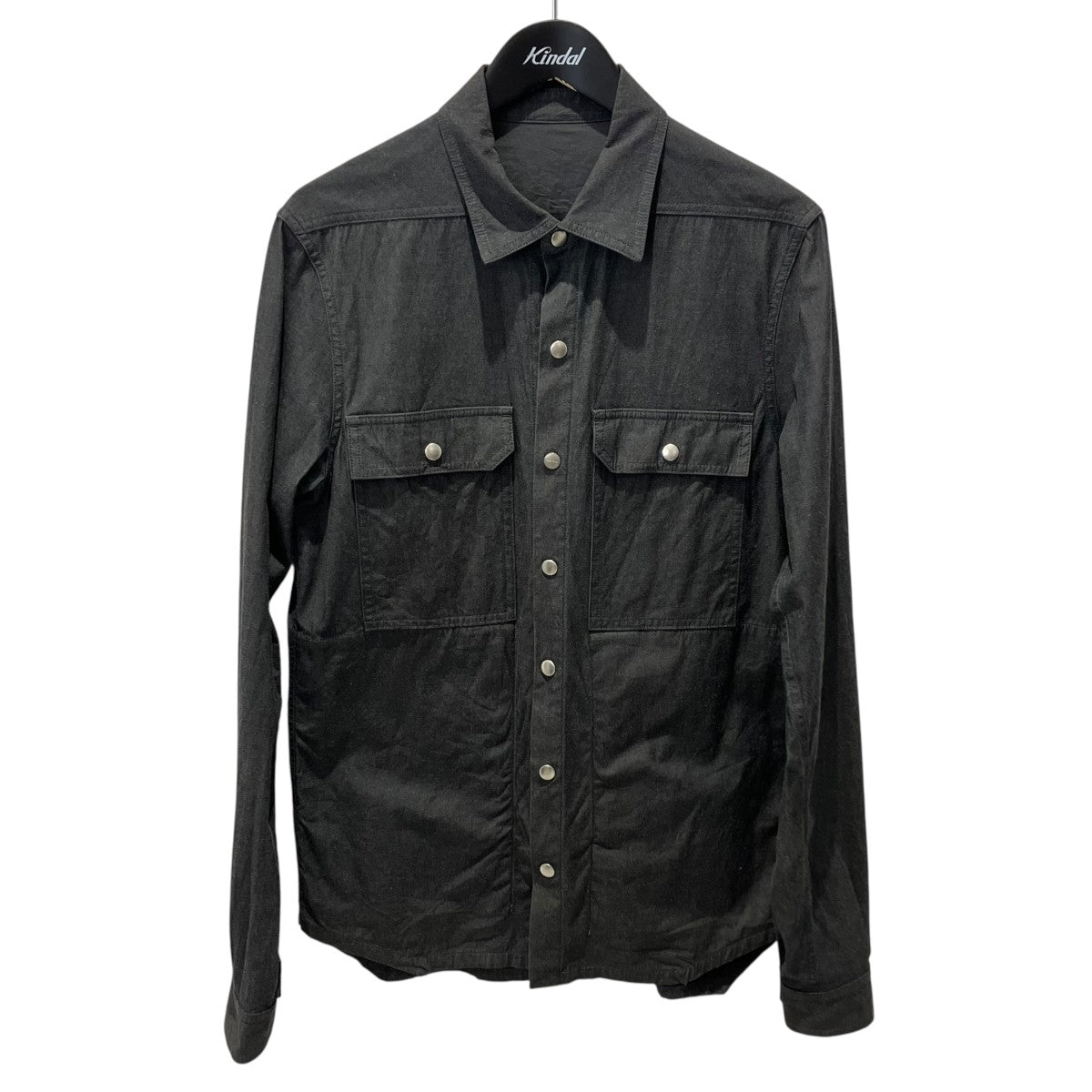 RICK OWENS 19SSHANDLE OVERSHIRT JACKETシャツジャケットRU19S2729-CRZ 古着・中古-1枚目のアイテム画像