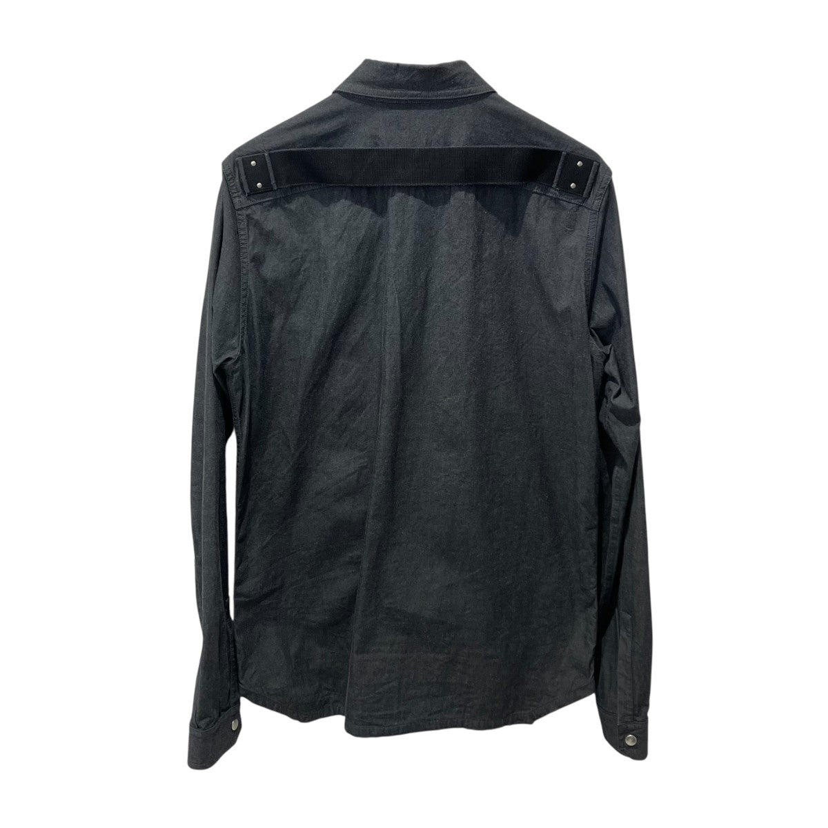 RICK OWENS 19SSHANDLE OVERSHIRT JACKETシャツジャケットRU19S2729-CRZ 古着・中古-2枚目のアイテム画像