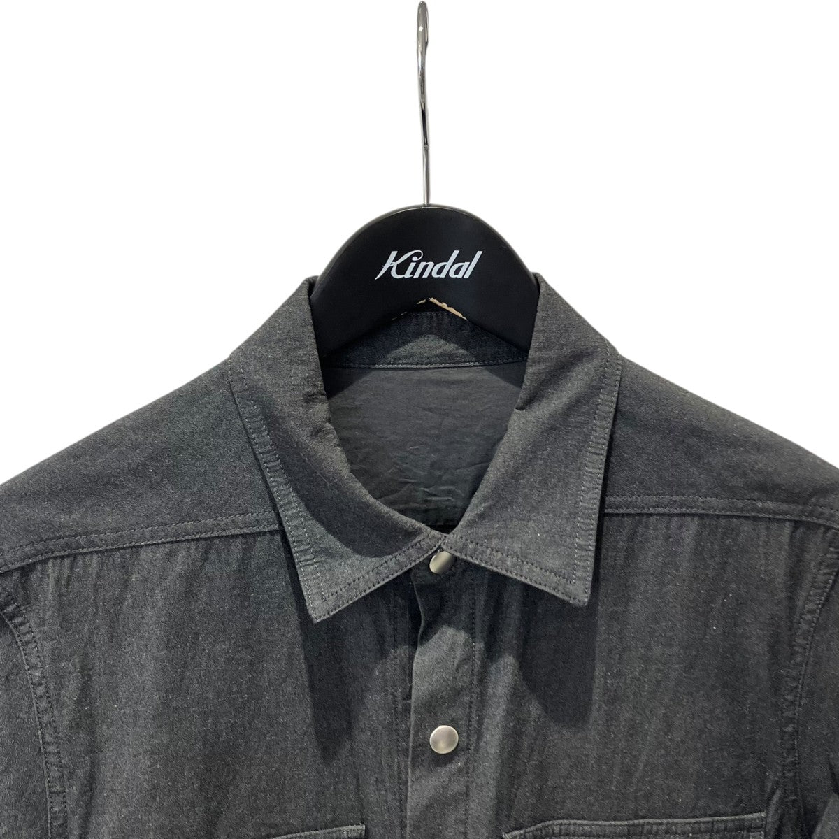 RICK OWENS 19SSHANDLE OVERSHIRT JACKETシャツジャケットRU19S2729-CRZ 古着・中古-3枚目のアイテム画像