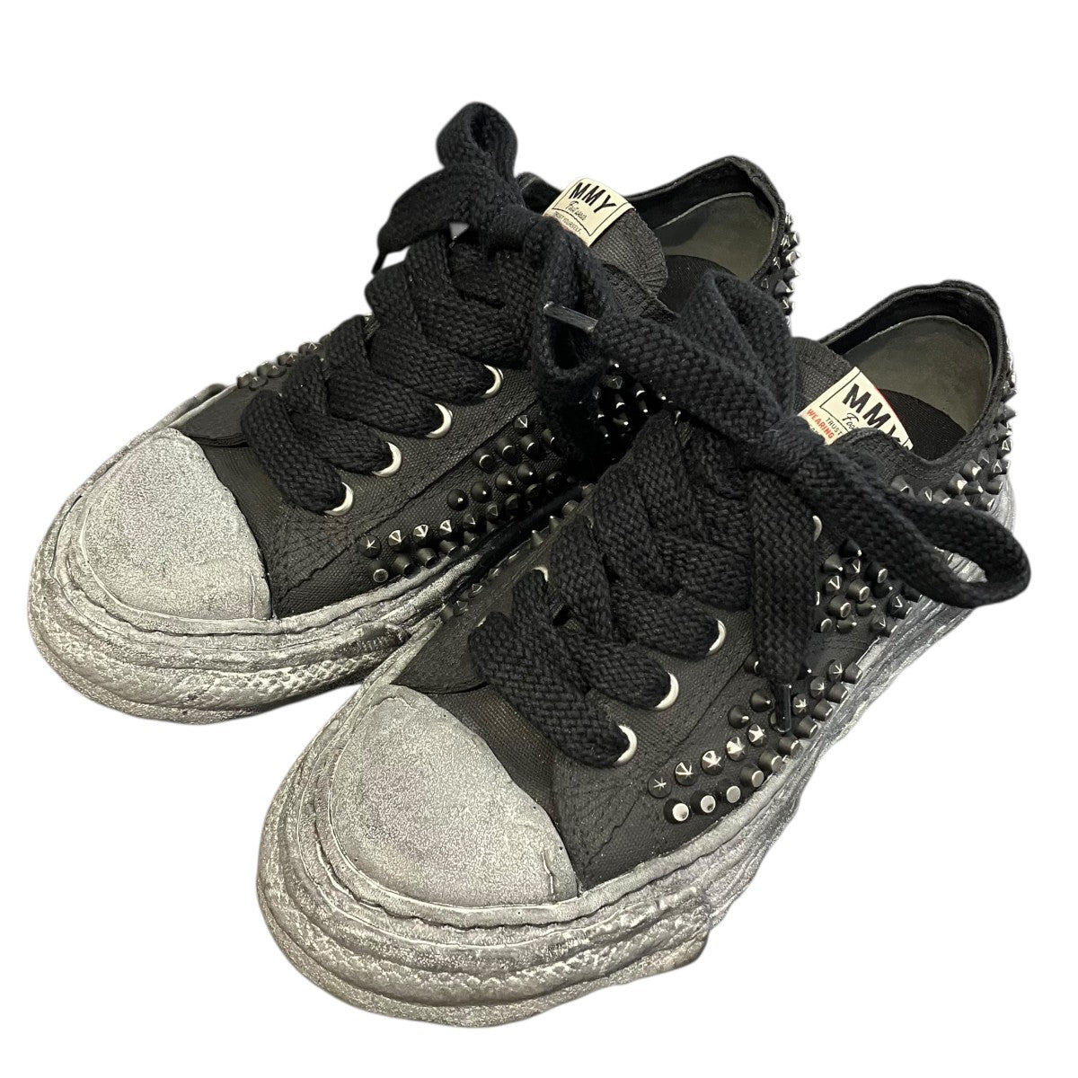 Maison MIHARA YASUHIRO PETERSON 23 STUDDED LOWローカットスニーカーA15FW721 古着・中古-1枚目のアイテム画像