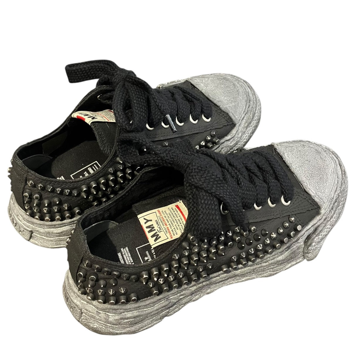 Maison MIHARA YASUHIRO PETERSON 23 STUDDED LOWローカットスニーカーA15FW721 古着・中古-2枚目のアイテム画像
