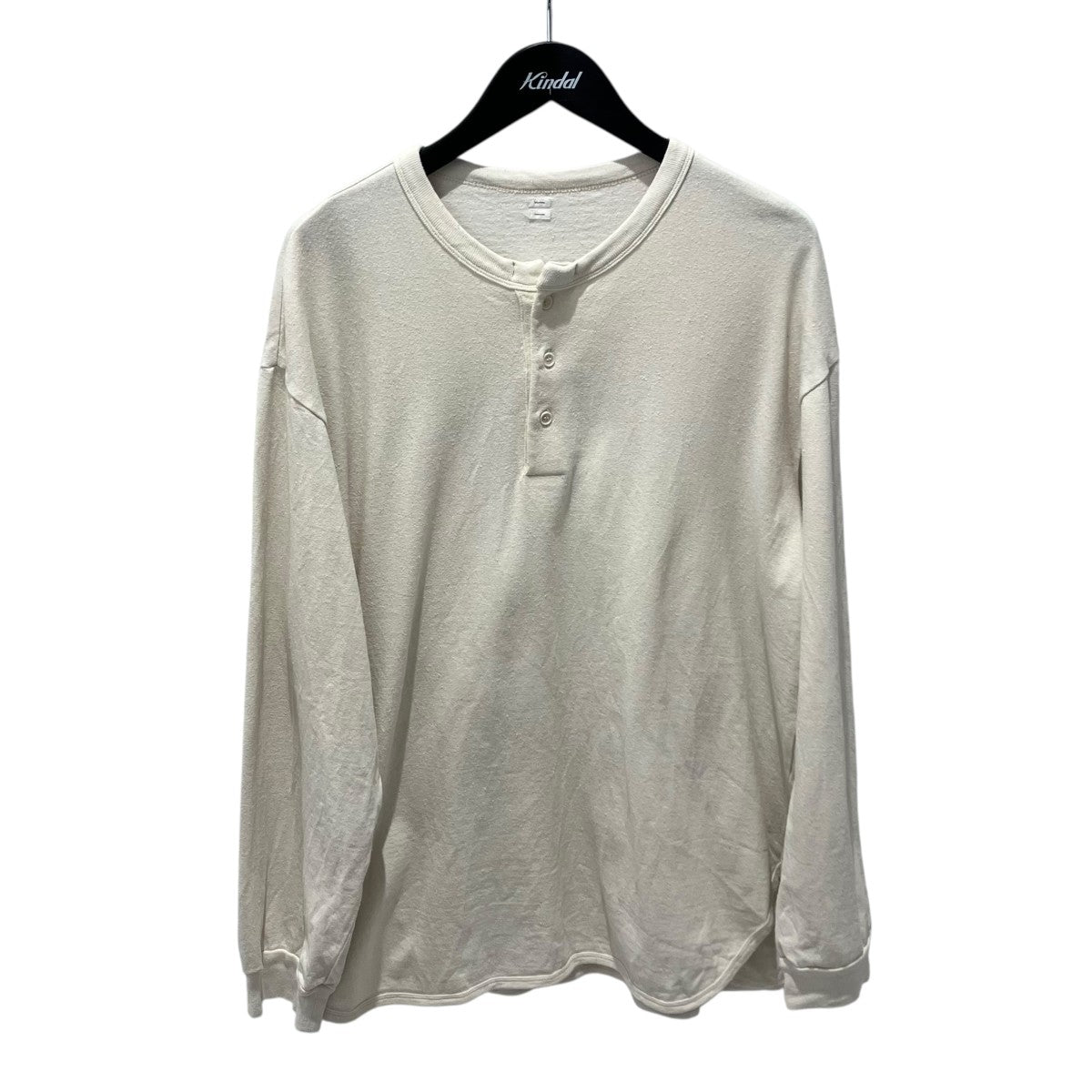 blurhms Co Silk Nep Baseball HenryヘンリーネックカットソーBHS24F036F25 古着・中古-1枚目のアイテム画像