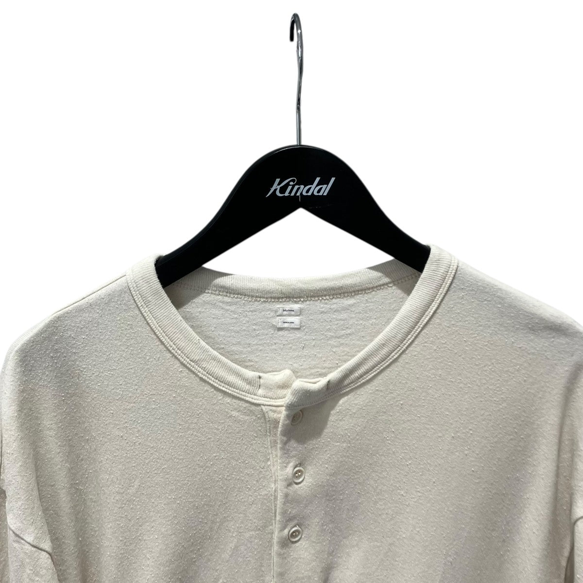 blurhms Co Silk Nep Baseball HenryヘンリーネックカットソーBHS24F036F25 古着・中古-3枚目のアイテム画像