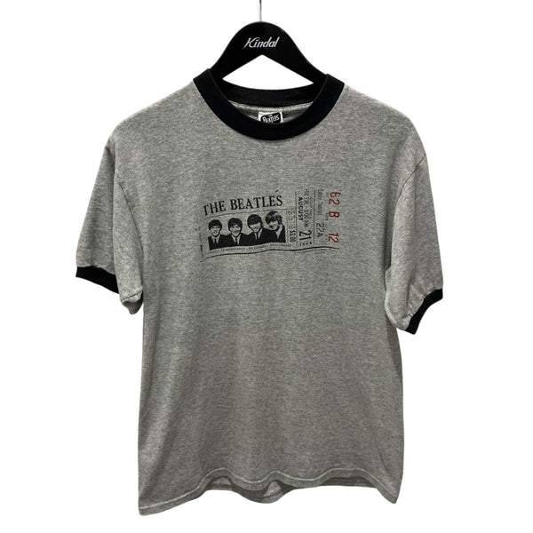 THE BEATLES(ザビートルズ) 00s りんごタグリンガーTシャツ グレー