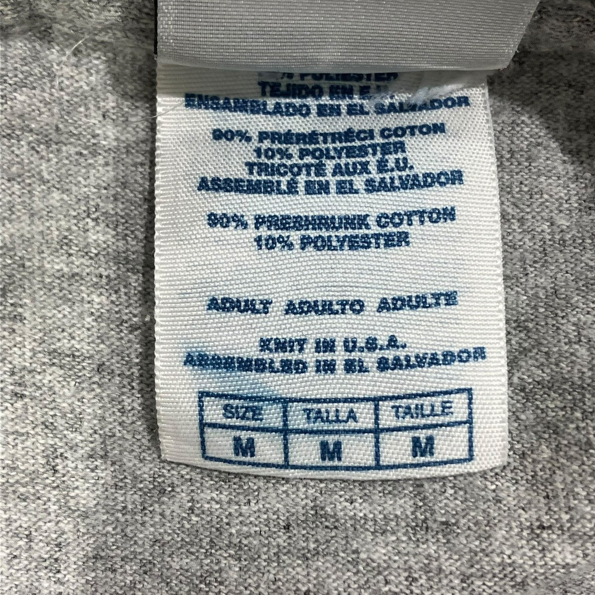 THE BEATLES(ザビートルズ) 00s りんごタグリンガーTシャツ グレー