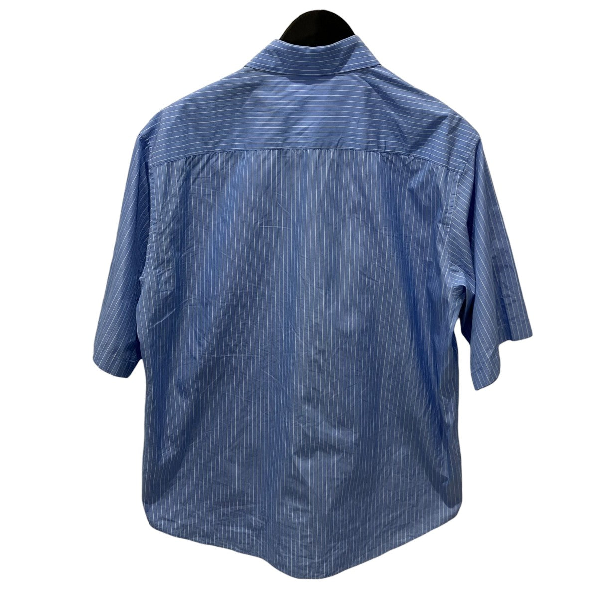 AURALEE 25SSSUVIN HIGH COUNT CLOTH STRIPE HALF SLEEVED SHIRT半袖シャツA25SS02SS 古着・中古-2枚目のアイテム画像