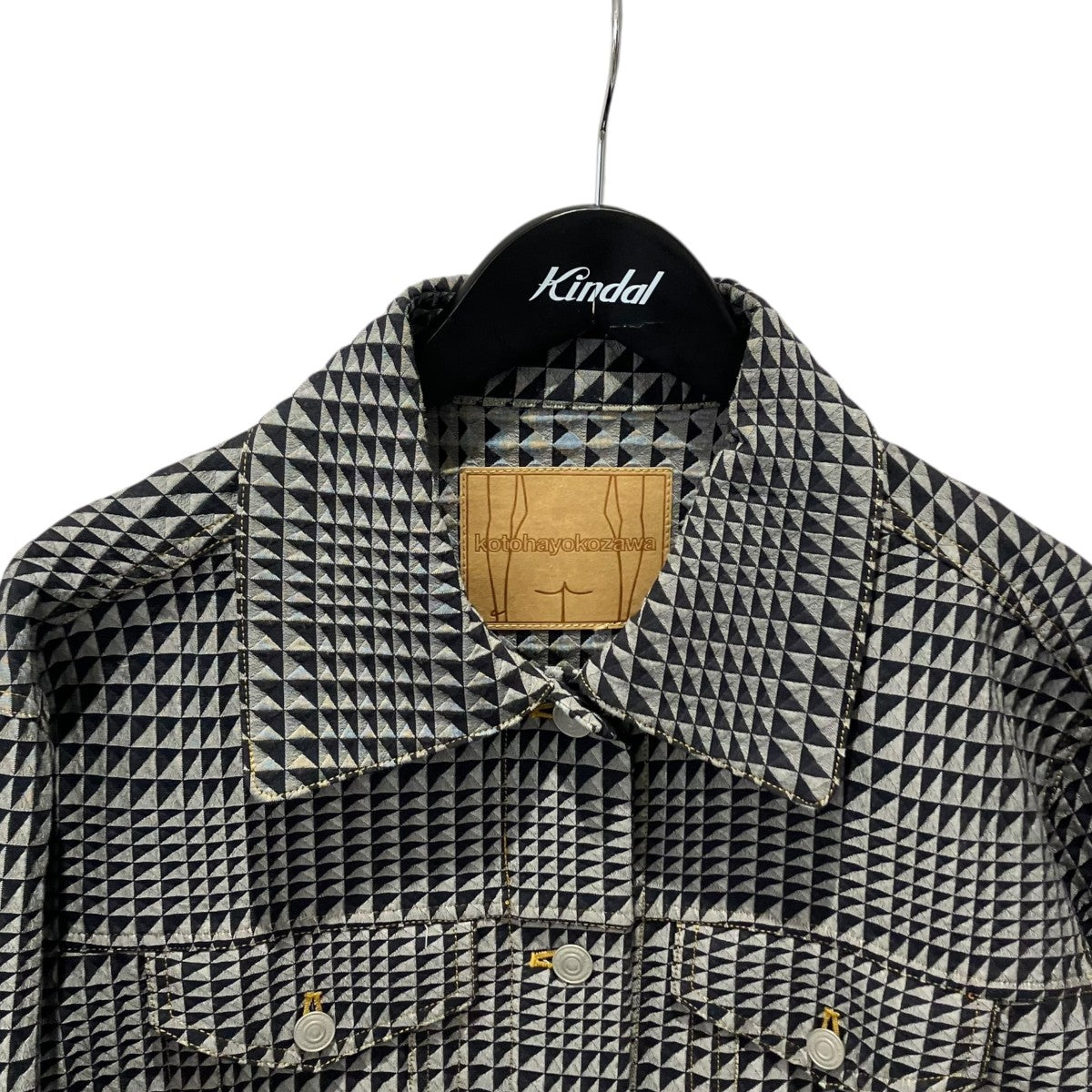 kotohayokozawa Jacquard Cotton JacketKT22A-JK02 古着・中古-3枚目のアイテム画像