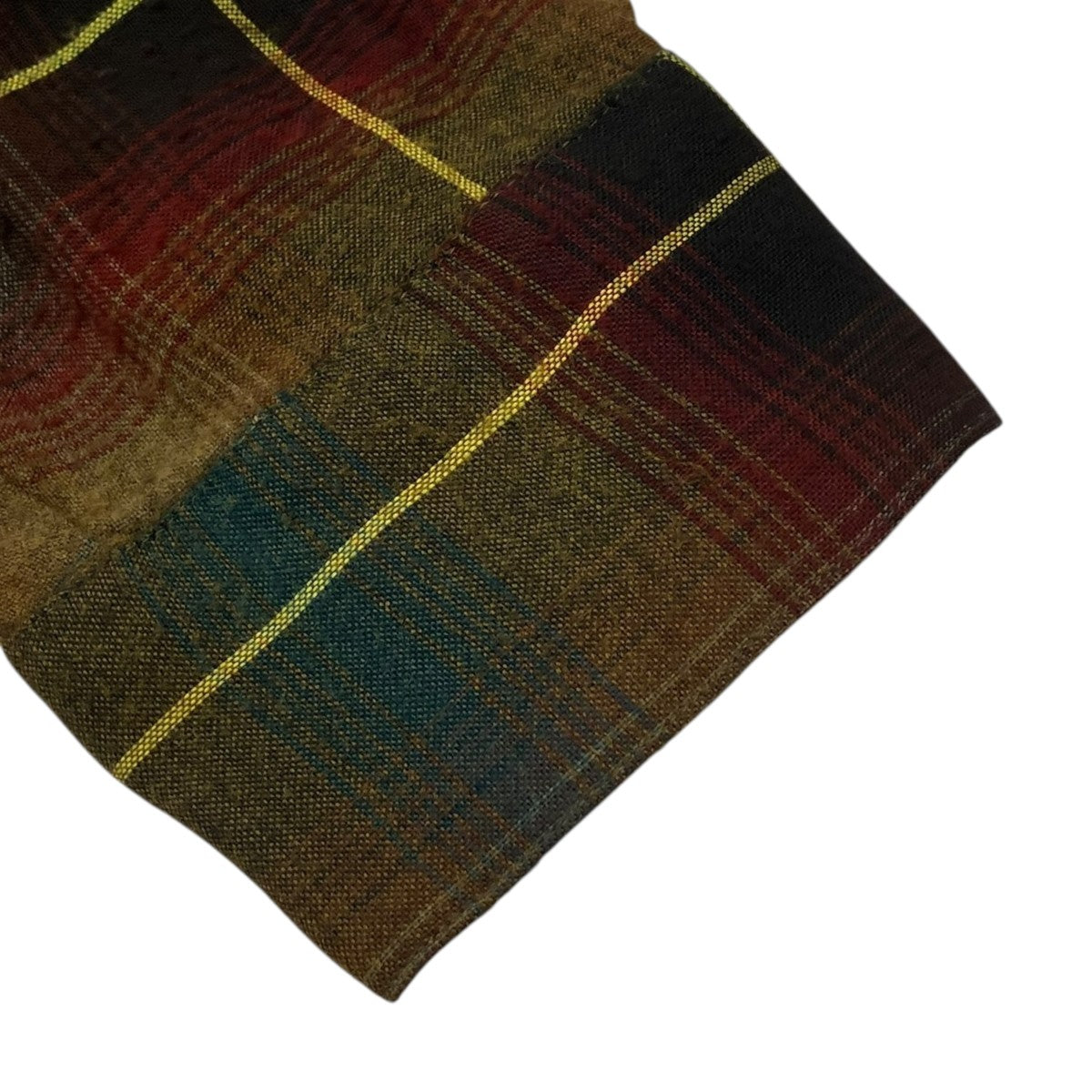 ARROW 60s Shadow Plaid Long Sleeve Rayon Shirt L長袖シャツ7485CA8 古着・中古-4枚目のアイテム画像