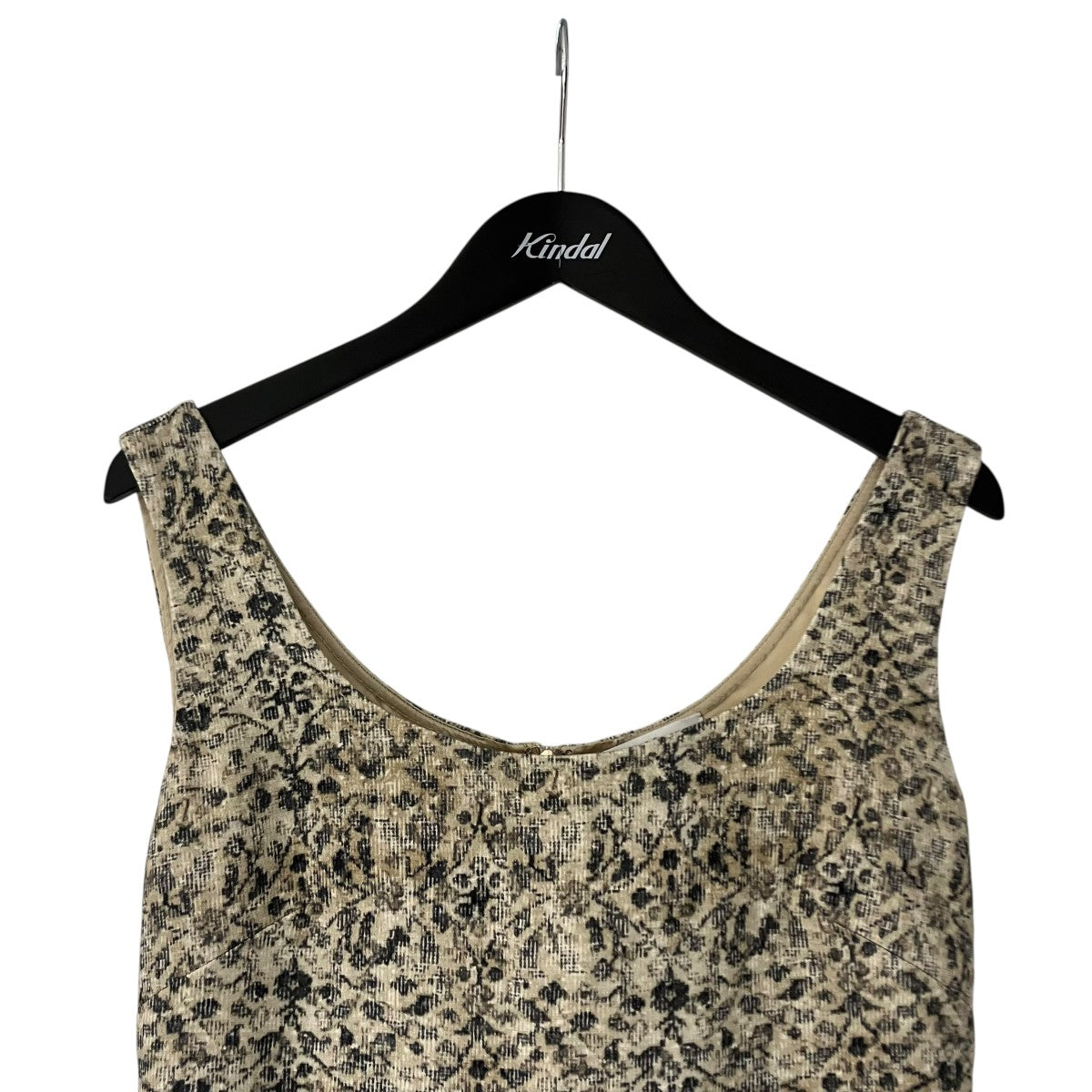MaxMara ノースリーブプリーツレイヤード総柄ドレスノースリーブワンピース11-62-60669 古着・中古-3枚目のアイテム画像