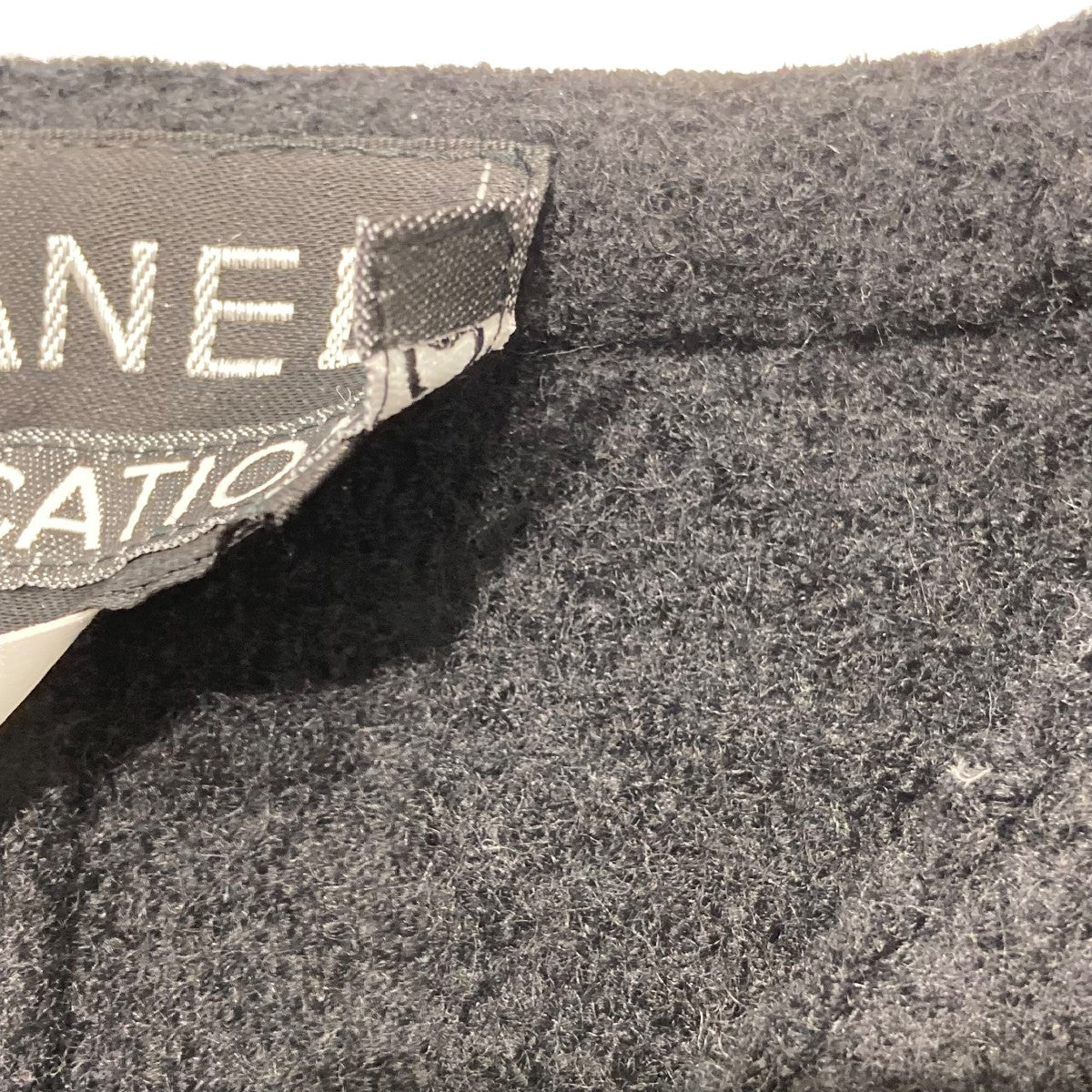CHANEL IDENTFICATION VINTAGE ノーカラージップジャケットジップジャケットP13958V08014 古着・中古-6枚目のアイテム画像