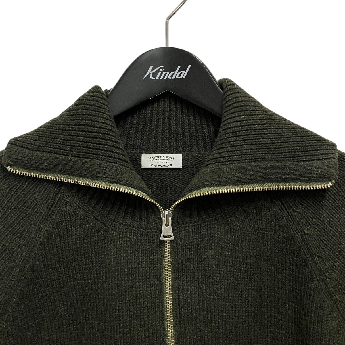 Half Zip Military SweaterハイネックニットMT2303-0123