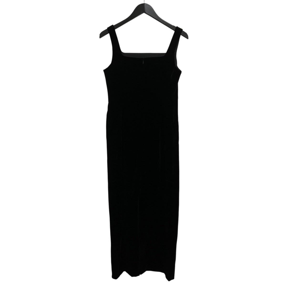 26SSSQUARE NECK STRAIGHT ONEPIECEベロアワンピース19112-5332