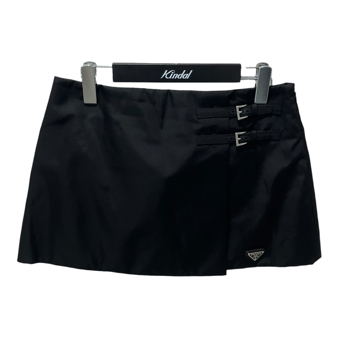 PRADA 三角プレートリナイロンミニスカート21H986