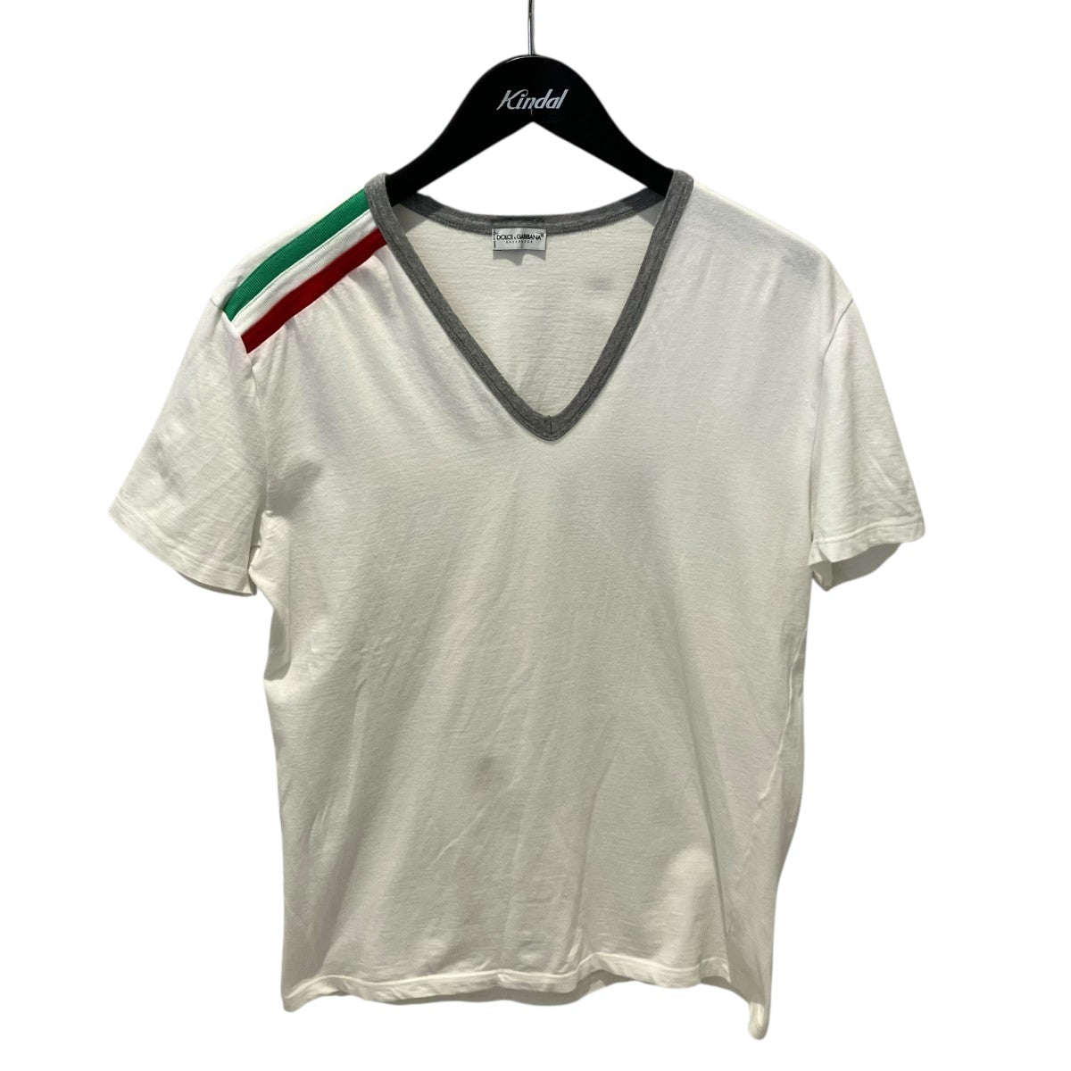 DOLCE ＆ GABBANA(ドルチェアンドガッバーナ) VネックTシャツ ホワイト