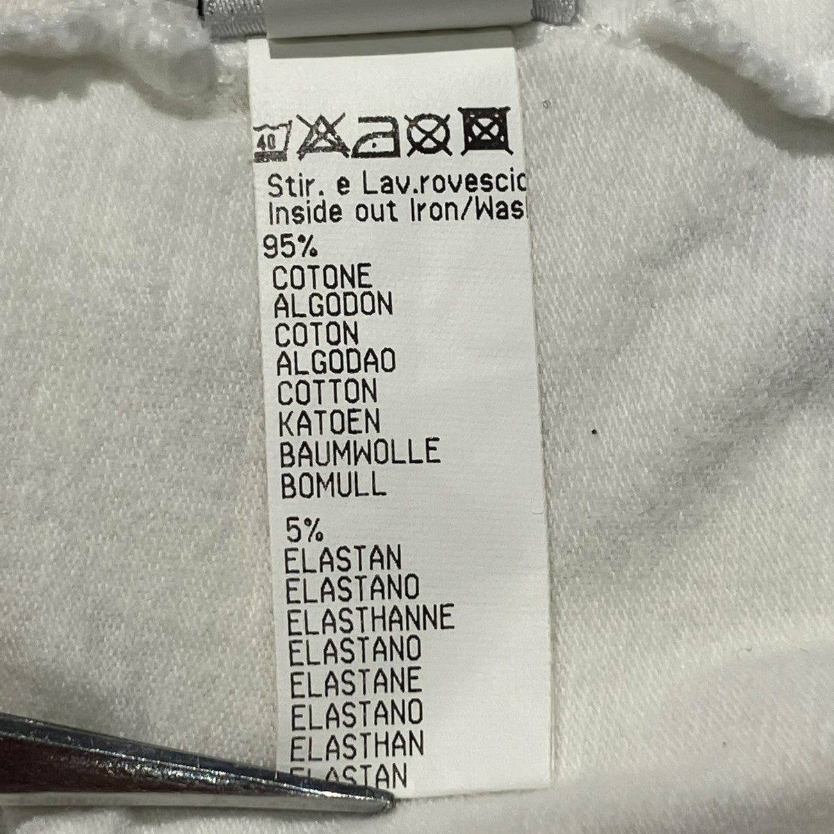 DOLCE ＆ GABBANA VネックTシャツ 古着・中古-5枚目のアイテム画像