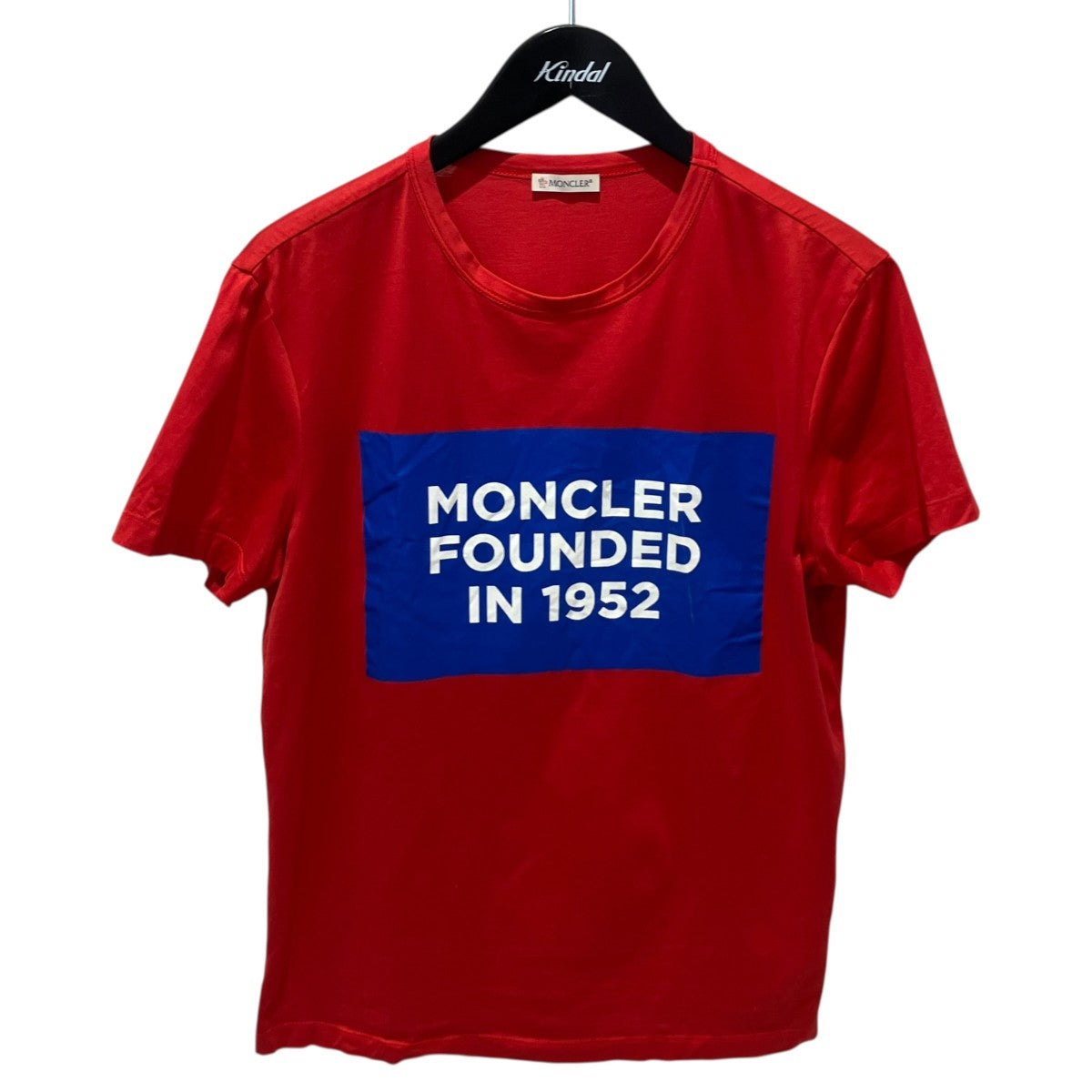 MONCLER 20SSFOUNDED IN 1952TシャツF10918C74610 古着・中古-1枚目のアイテム画像