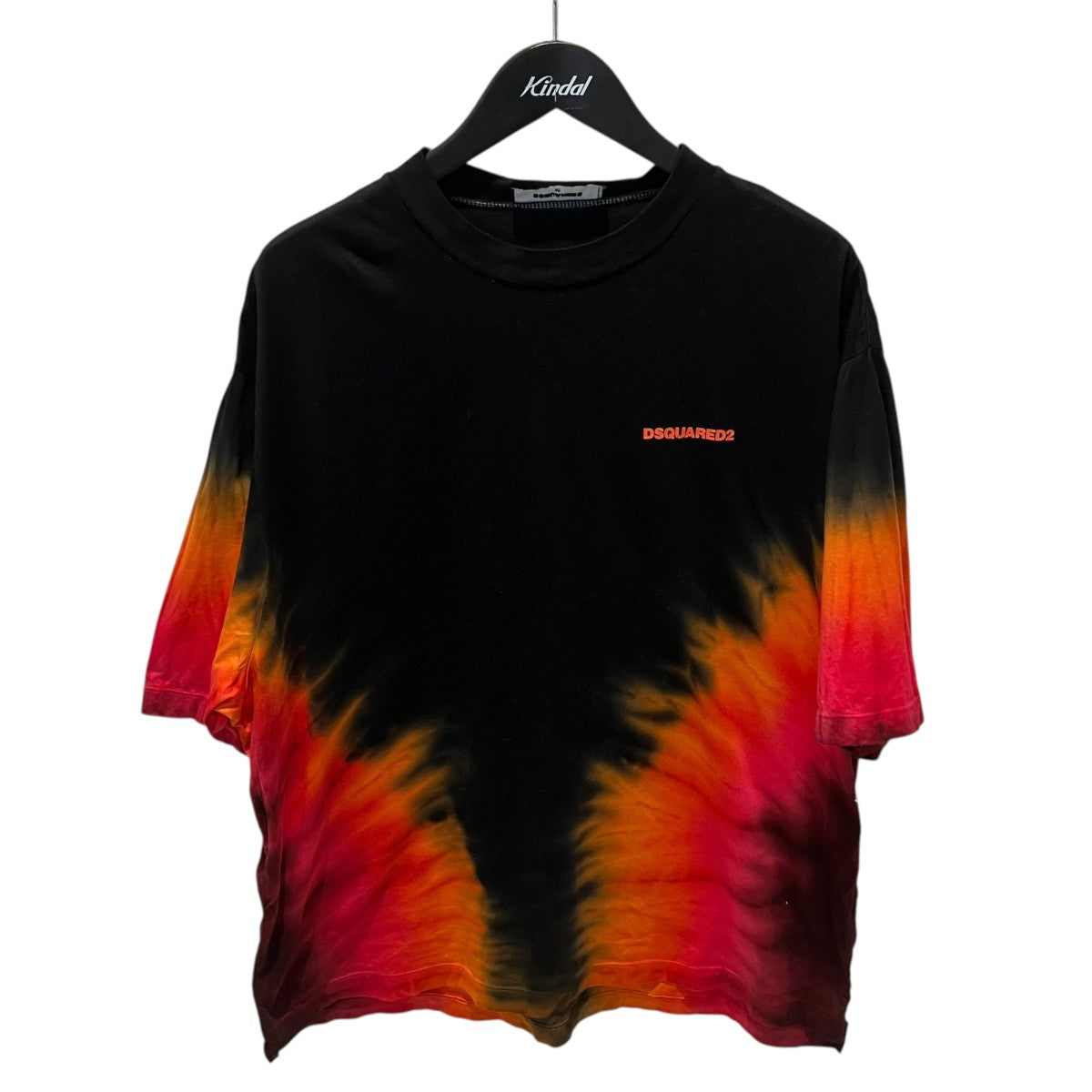 DSQUARED2 23SST-Shirt D2 Flame タイダイTシャツS74GD1114 古着・中古-1枚目のアイテム画像