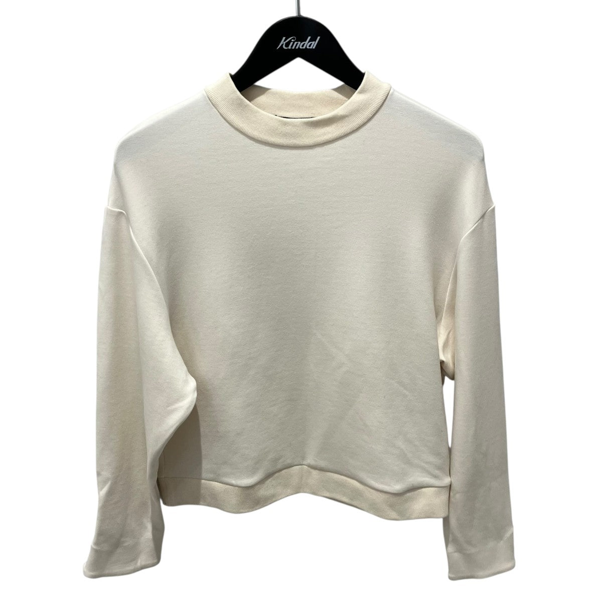 theory Double Knit N Rib Neck Topスウェット01-5301004-150-901 古着・中古-1枚目のアイテム画像