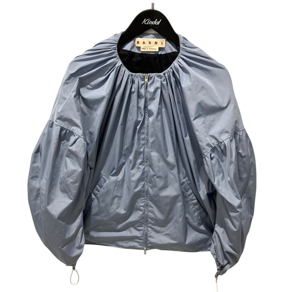 MARNI 90'sヴィンテージ　未使用❣️ツィードジャケット 日本未入荷　希少❣️ MARNI(マルニ) 21AWナイロンギャザーオーバーサイズジャケット