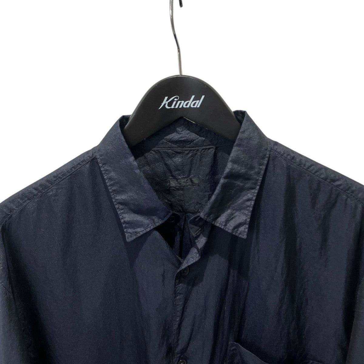 COMOLI(コモリ) 21SS杢シルクシャツシルクシャツT01-02020 T01-02020