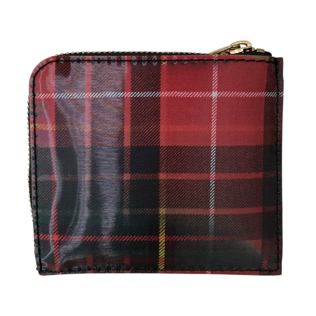 COMME des GARCONS LENTICULAR TARTANチェック L字 ウォレットSA3100LT 古着・中古-2枚目のアイテム画像