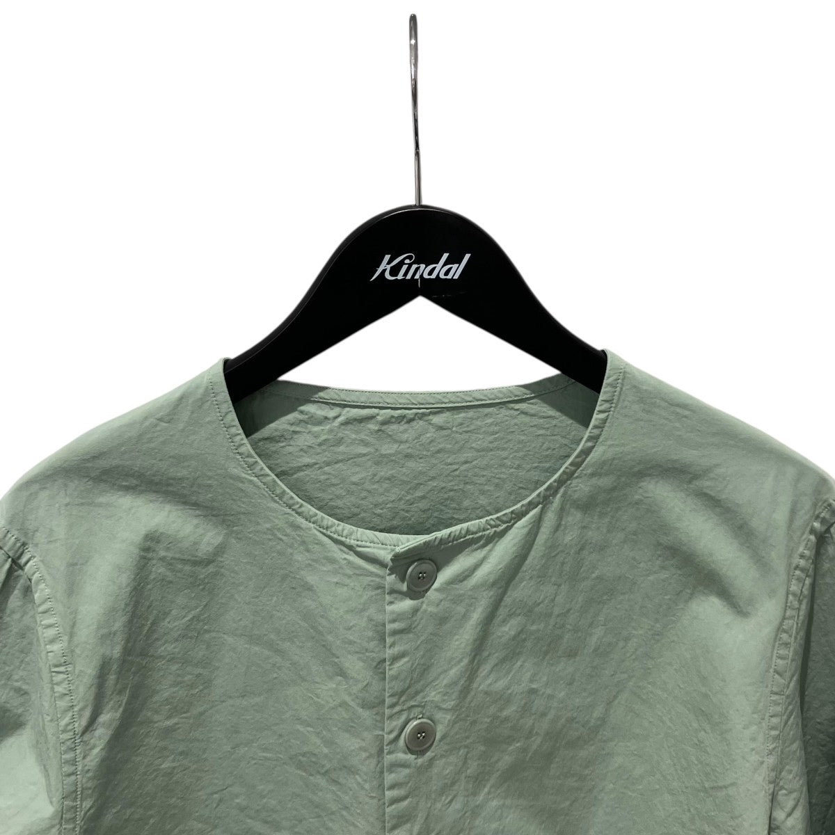 CASEY CASEY(ケイシーケイシー) 19HC261 VERGER SHIRTノーカラーシャツ