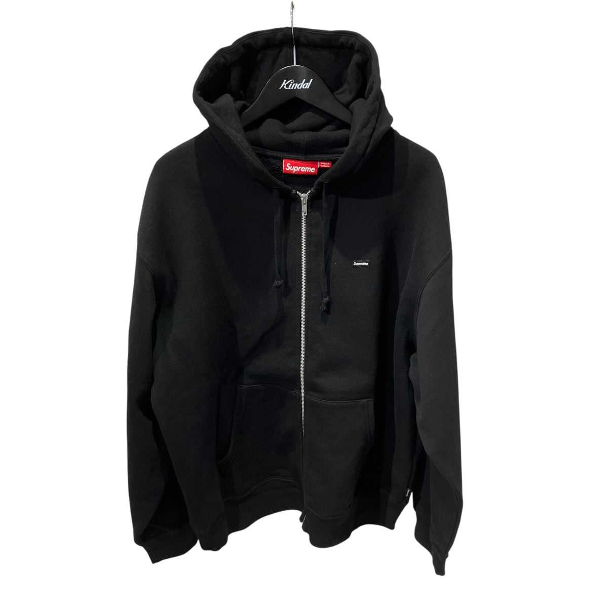 24AWSMALL BOX ZIP UP Hooded Sweatshirtジップパーカー