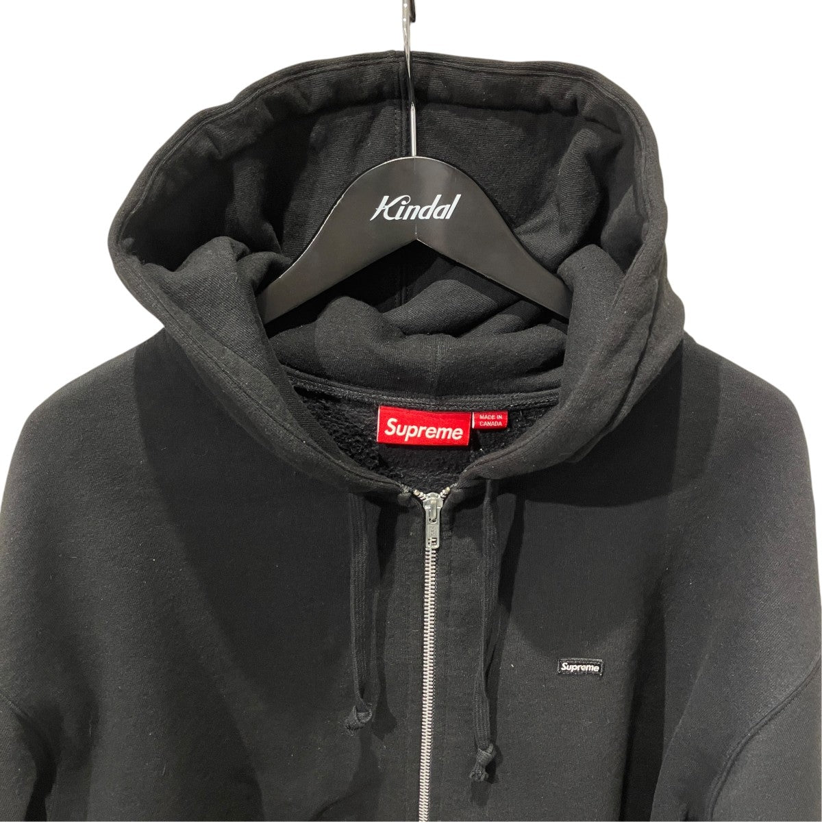 24AWSMALL BOX ZIP UP Hooded Sweatshirtジップパーカー