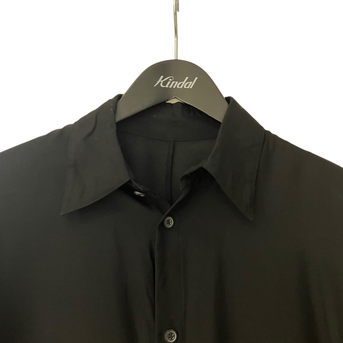 REGULATION Yohji Yamamoto アシンメトリーロングシャツシャツFM-B51-200 古着・中古-3枚目のアイテム画像
