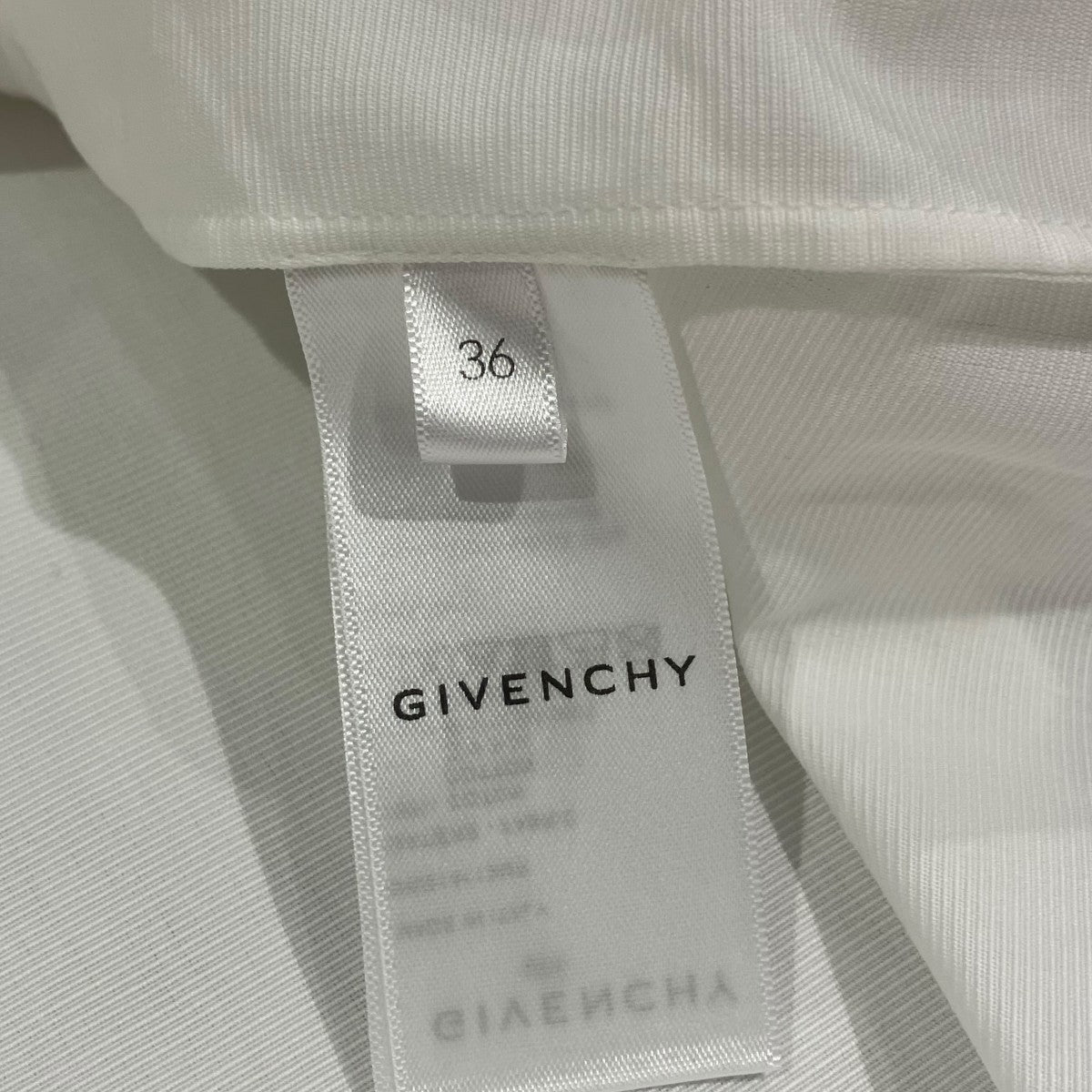 GIVENCHY Glove-Effect Structured Shirt DressシャツBW214113MR 古着・中古-5枚目のアイテム画像