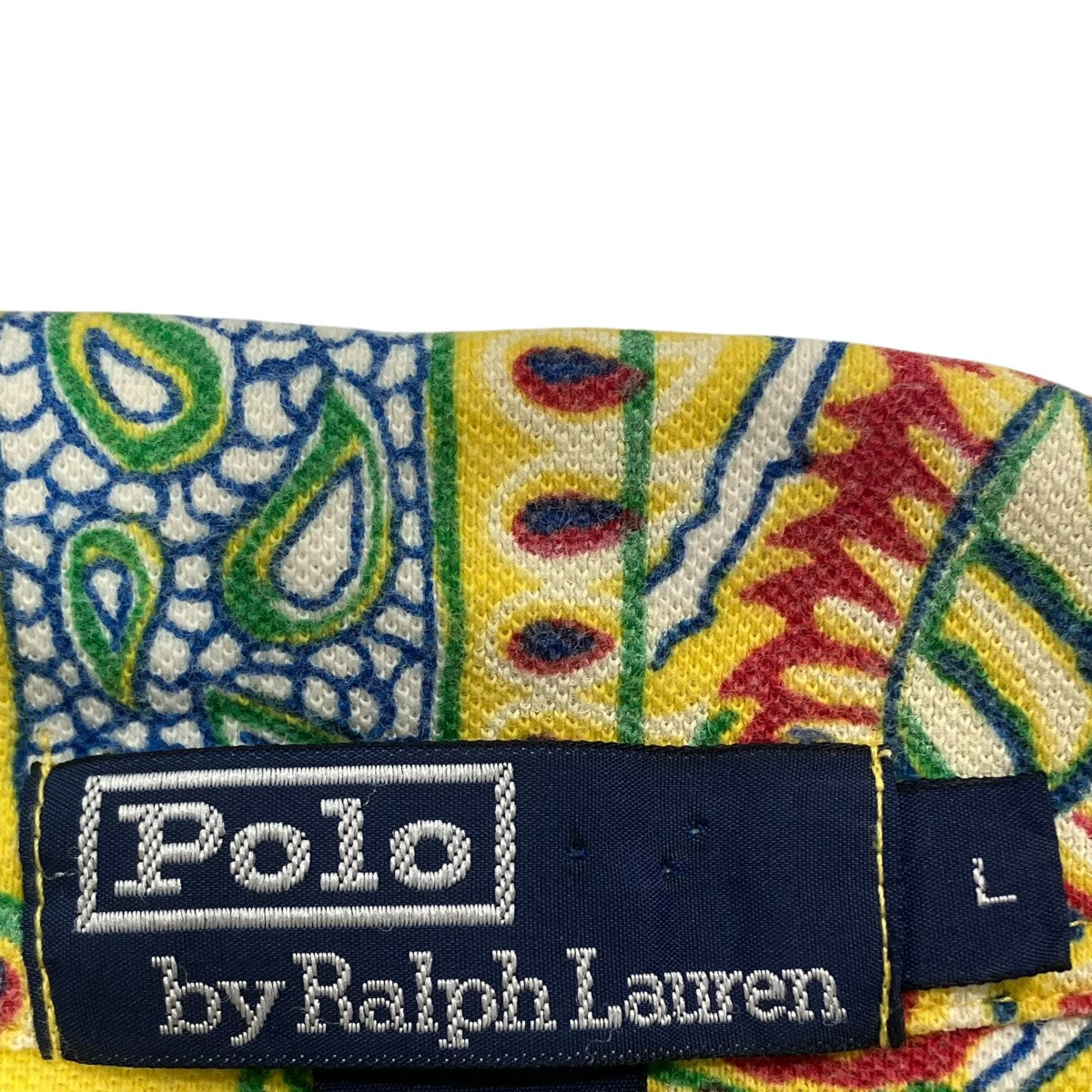POLO RALPH LAUREN(ポロラルフローレン) USA製 ペイズリー柄ポロシャツ