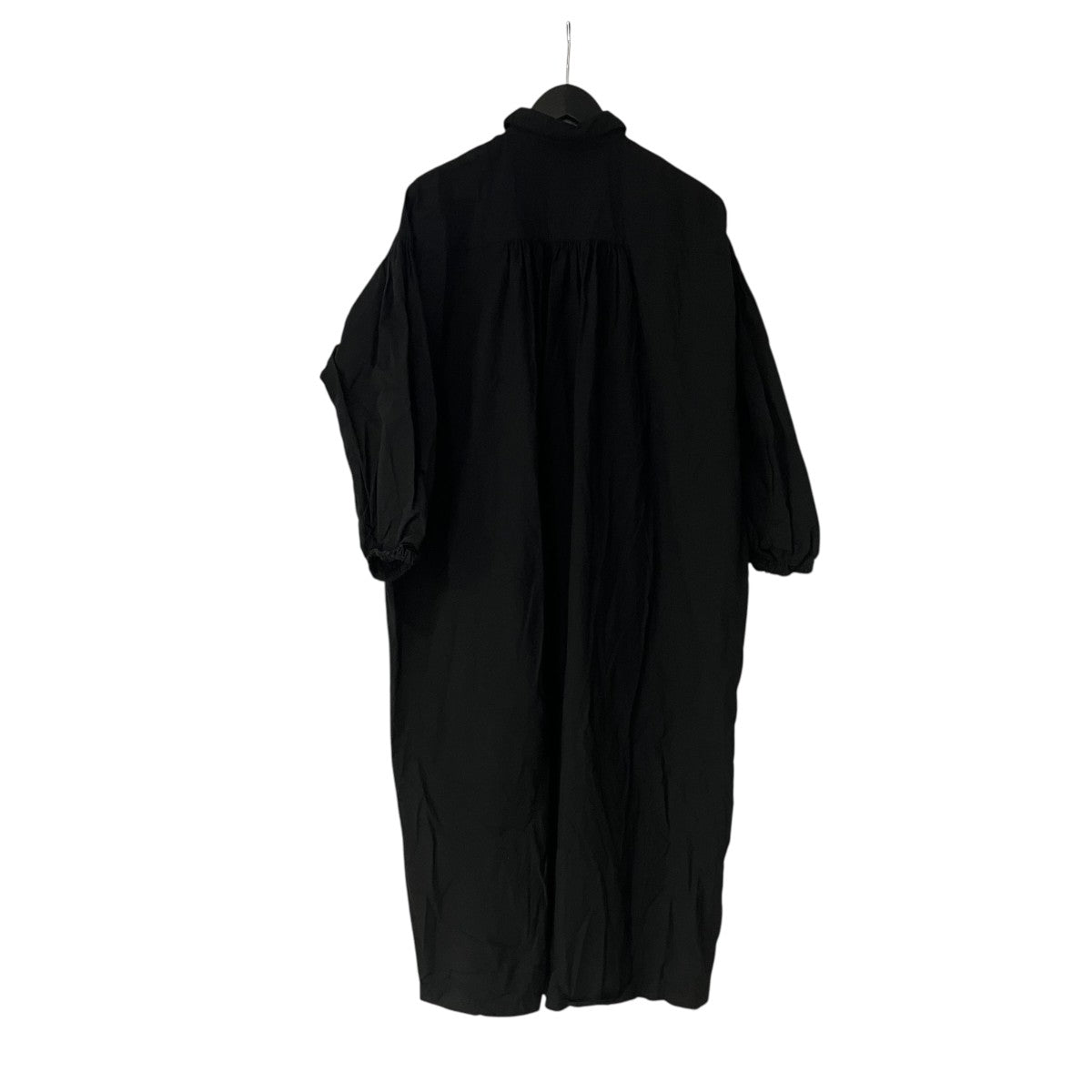 nest Robe コットン ラミー ミトンポケット ロング ワンピースシャツワンピース01233-1414 古着・中古-2枚目のアイテム画像