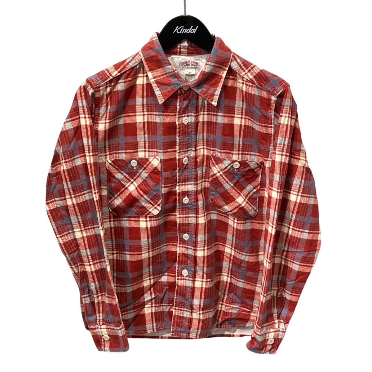 チェックネルシャツ