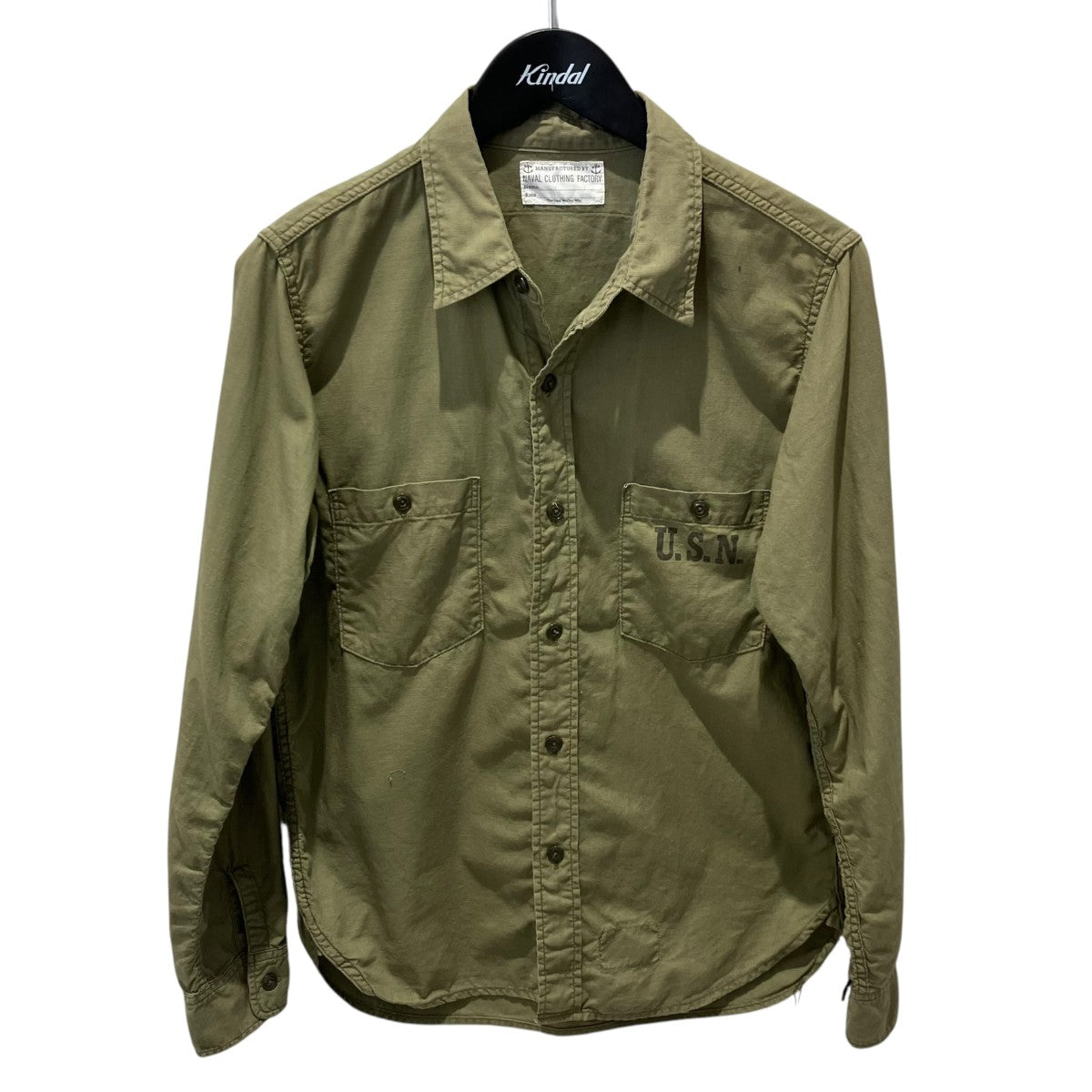THE REAL McCOY’S U．S．Nミリタリーシャツ 古着・中古-1枚目のアイテム画像