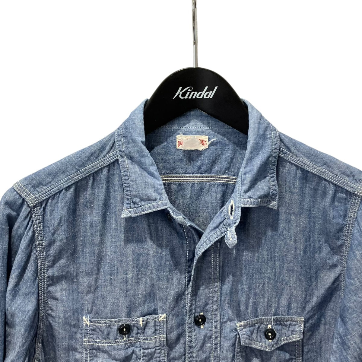THE REAL McCOY’S シャンブレーシャツ 古着・中古-3枚目のアイテム画像