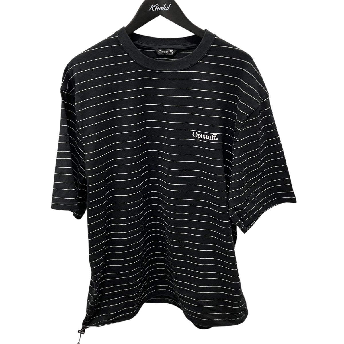 OPTSTUFF SIGNATURE BORDER T-SHIRTボーダー半袖TシャツOPT10006B 古着・中古-1枚目のアイテム画像