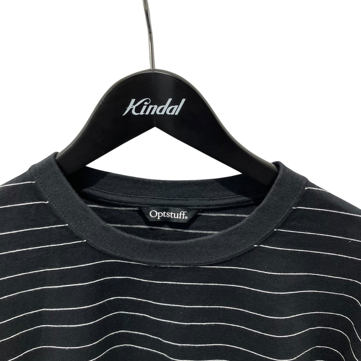 OPTSTUFF SIGNATURE BORDER T-SHIRTボーダー半袖TシャツOPT10006B 古着・中古-3枚目のアイテム画像
