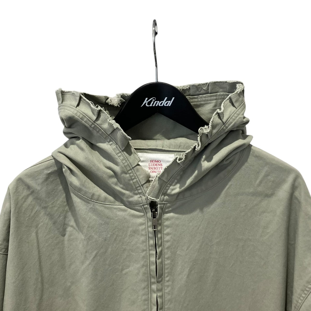 homo ludens 26SSDuck Pleats Zip Jacketジャケットhl9-4-dpzj 古着・中古-3枚目のアイテム画像
