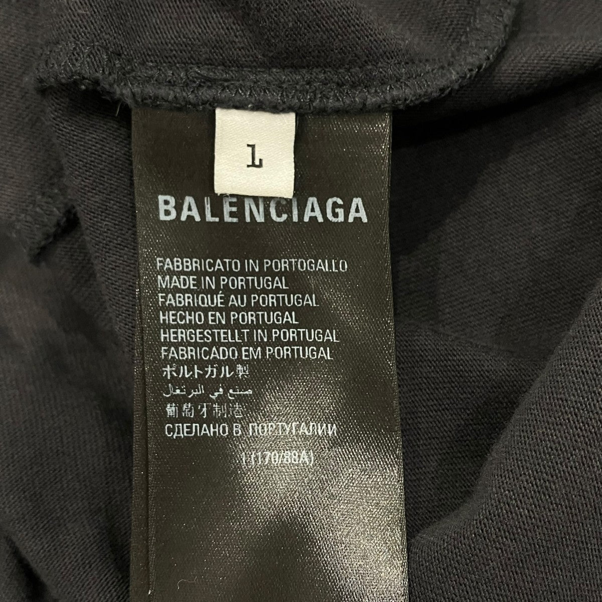 BALENCIAGA ロゴ刺繍UNITY7分袖TシャツTシャツ699190 古着・中古-5枚目のアイテム画像