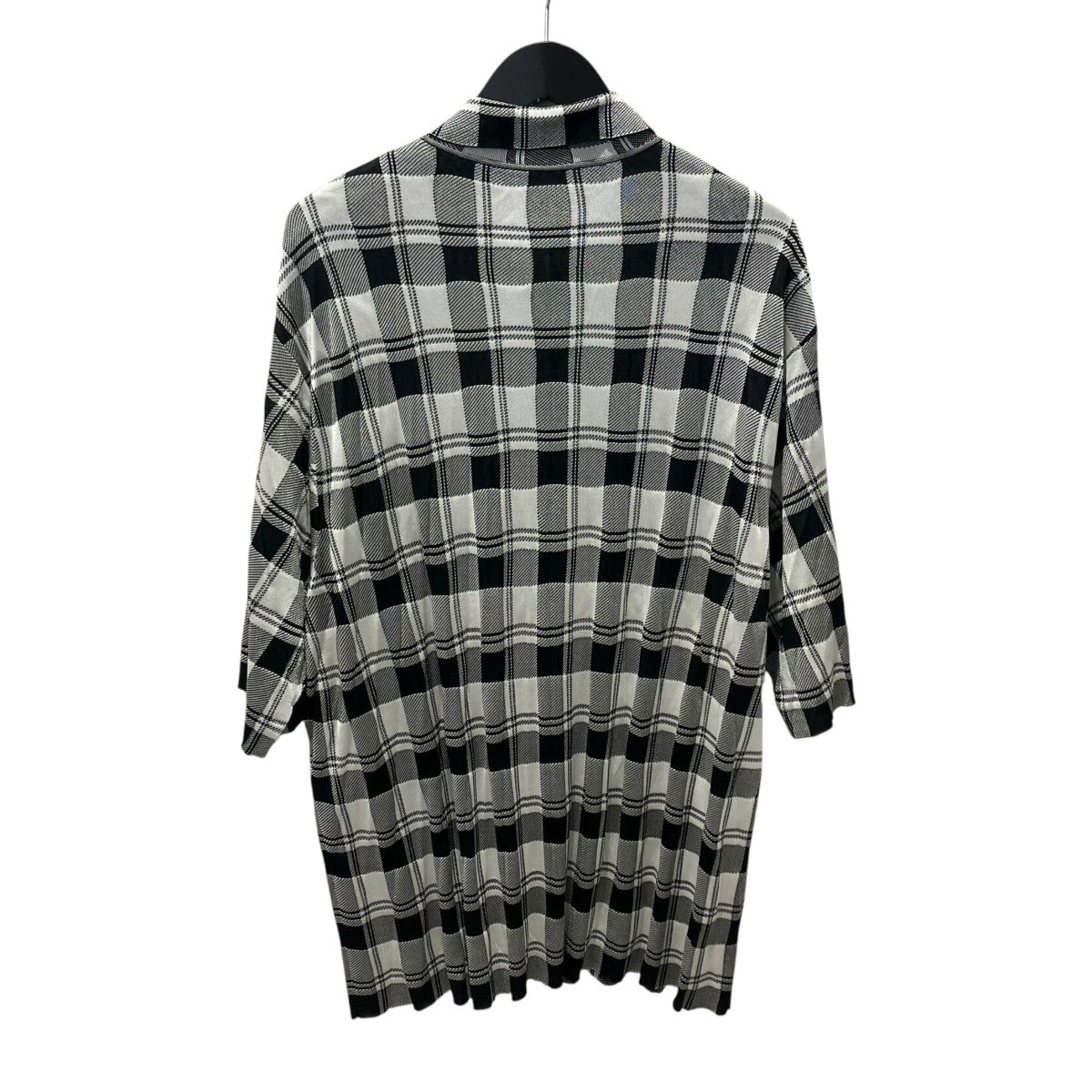 BALENCIAGA OVERSIZED PLAID BUTTON SHIRT半袖シャツ626192 古着・中古-2枚目のアイテム画像