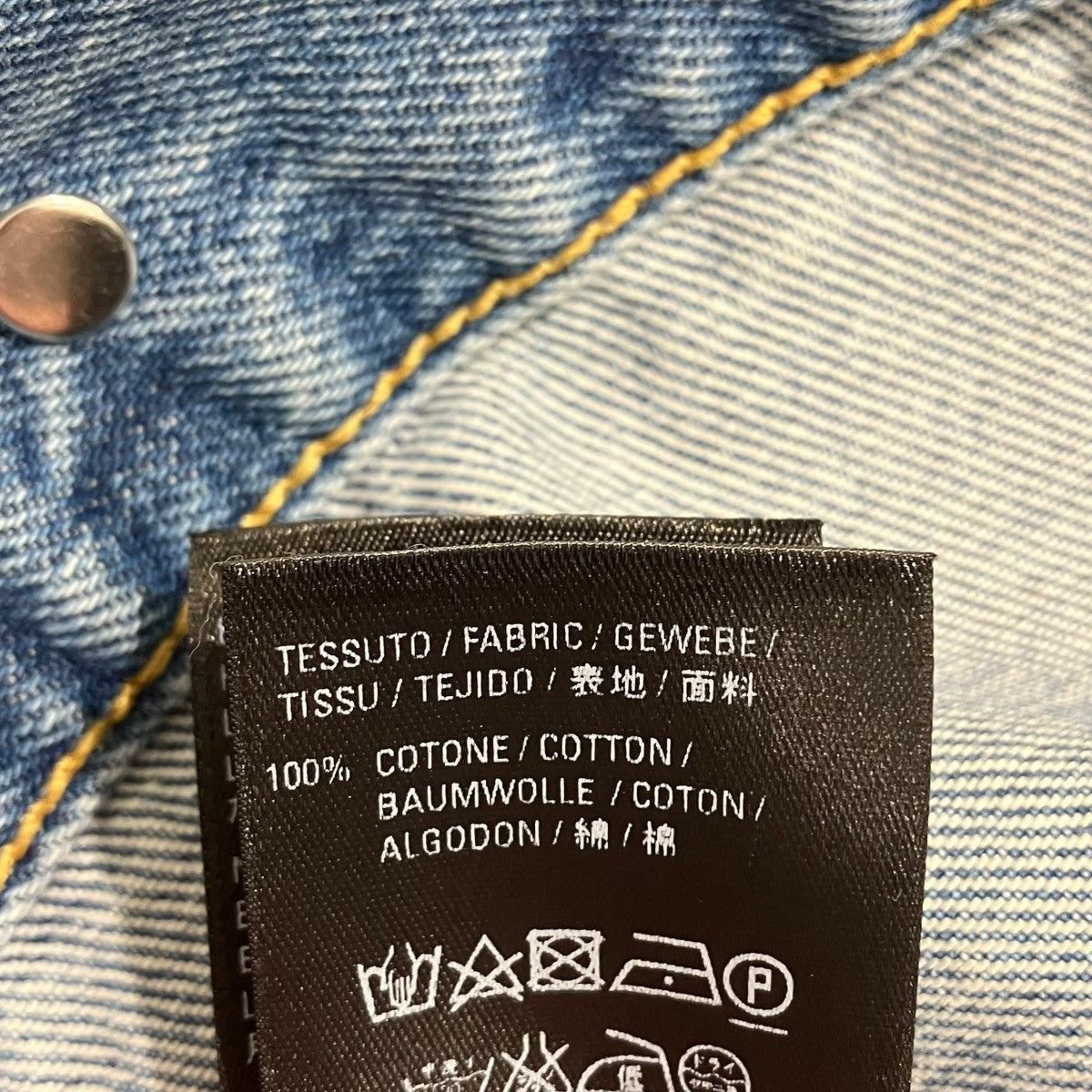 BALENCIAGA 再構築スウイングデニムジャケットデニムジャケット557374 古着・中古-6枚目のアイテム画像